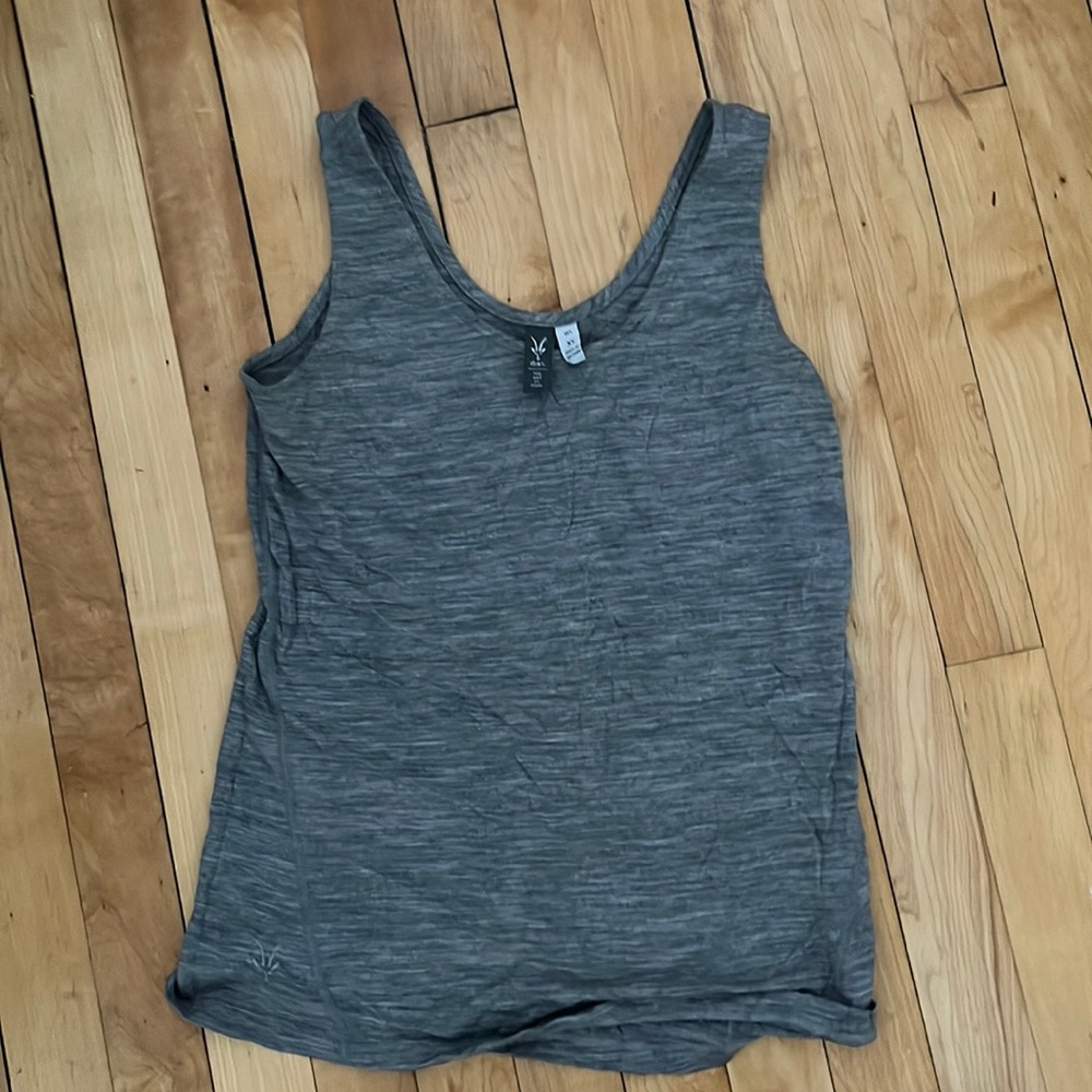 Ibex Women’s 100% Merino Tank Top, XS Gray